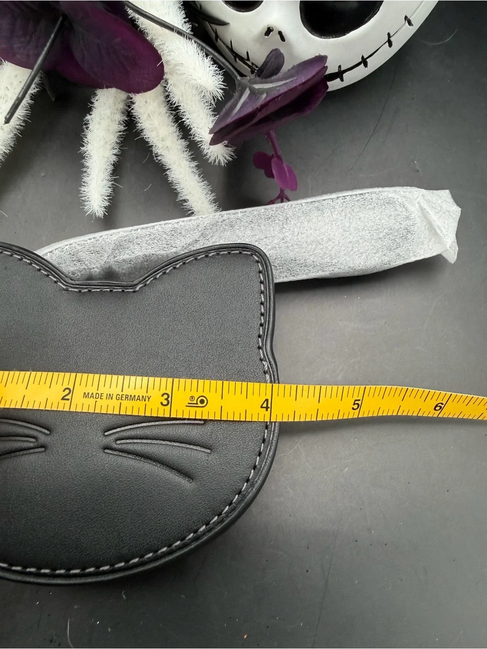 Coach Black Cat-Shaped Coin Purse - Women Accessories